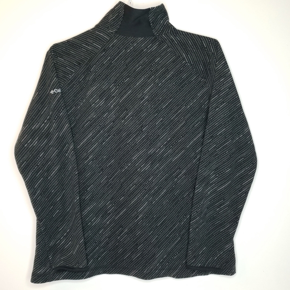 COLUMBIA Fleece Top 1/4 zip gray 16 18 XLARGE long sleeve - Picture 7 of 9